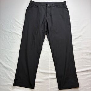 CRZ YOGA Men's Black Straight Jeans